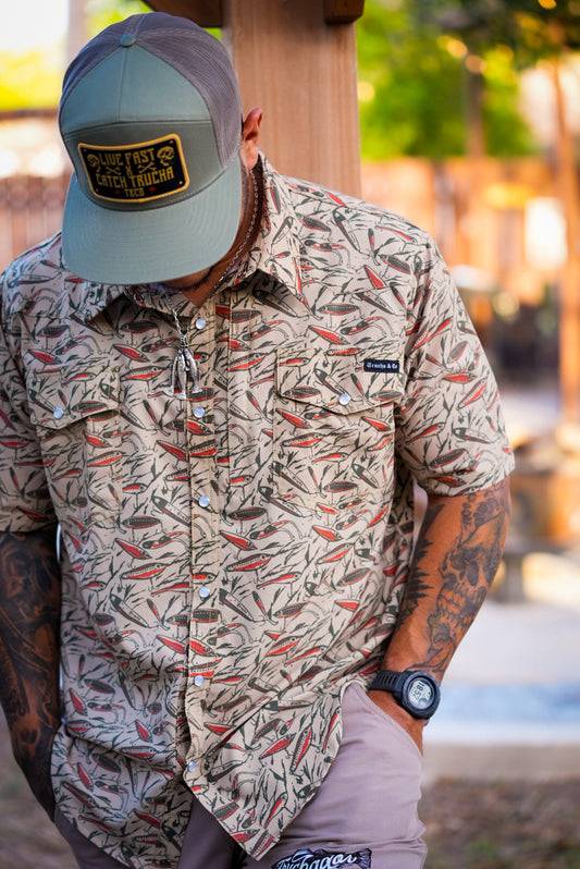 Comfort Vented Pearl Snap- Thump this