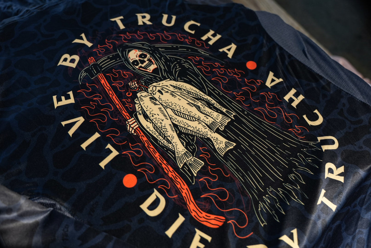 Live by the Trucha Vented Performance Tee