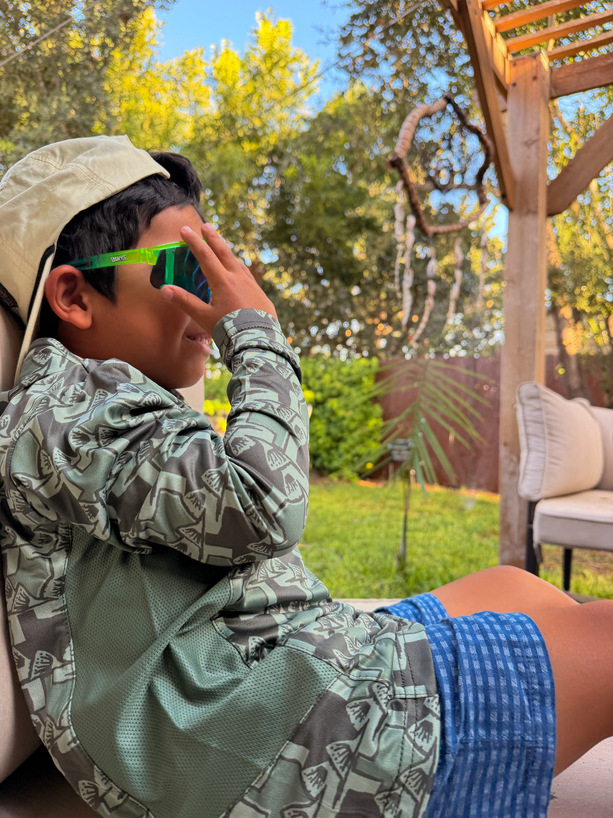 Youth Vented Performance Youth Shirt - Texas Trout