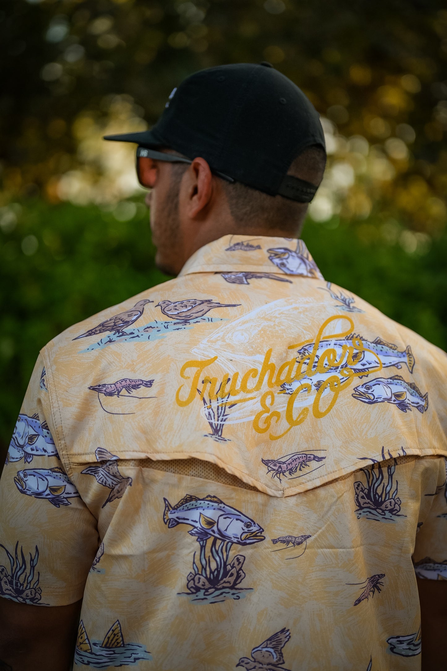 Paloma y Truchitas Comfort Vented Shirt- Amarillo