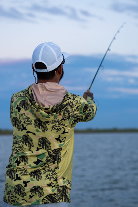 Catch Trucha Camo Vented Performance Tee
