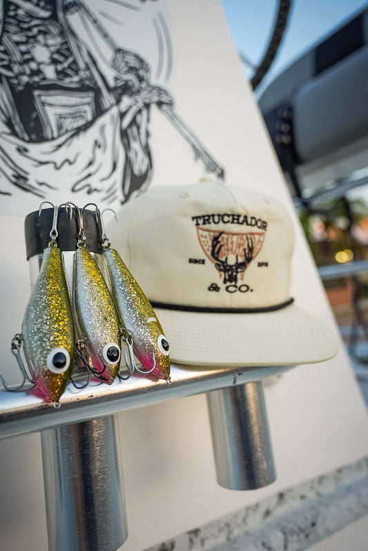 Texas Tails Captain Hat- Bone