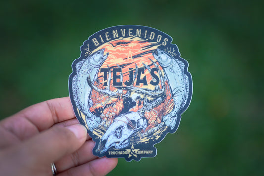 Bienvenidos a Tejas  Sticker