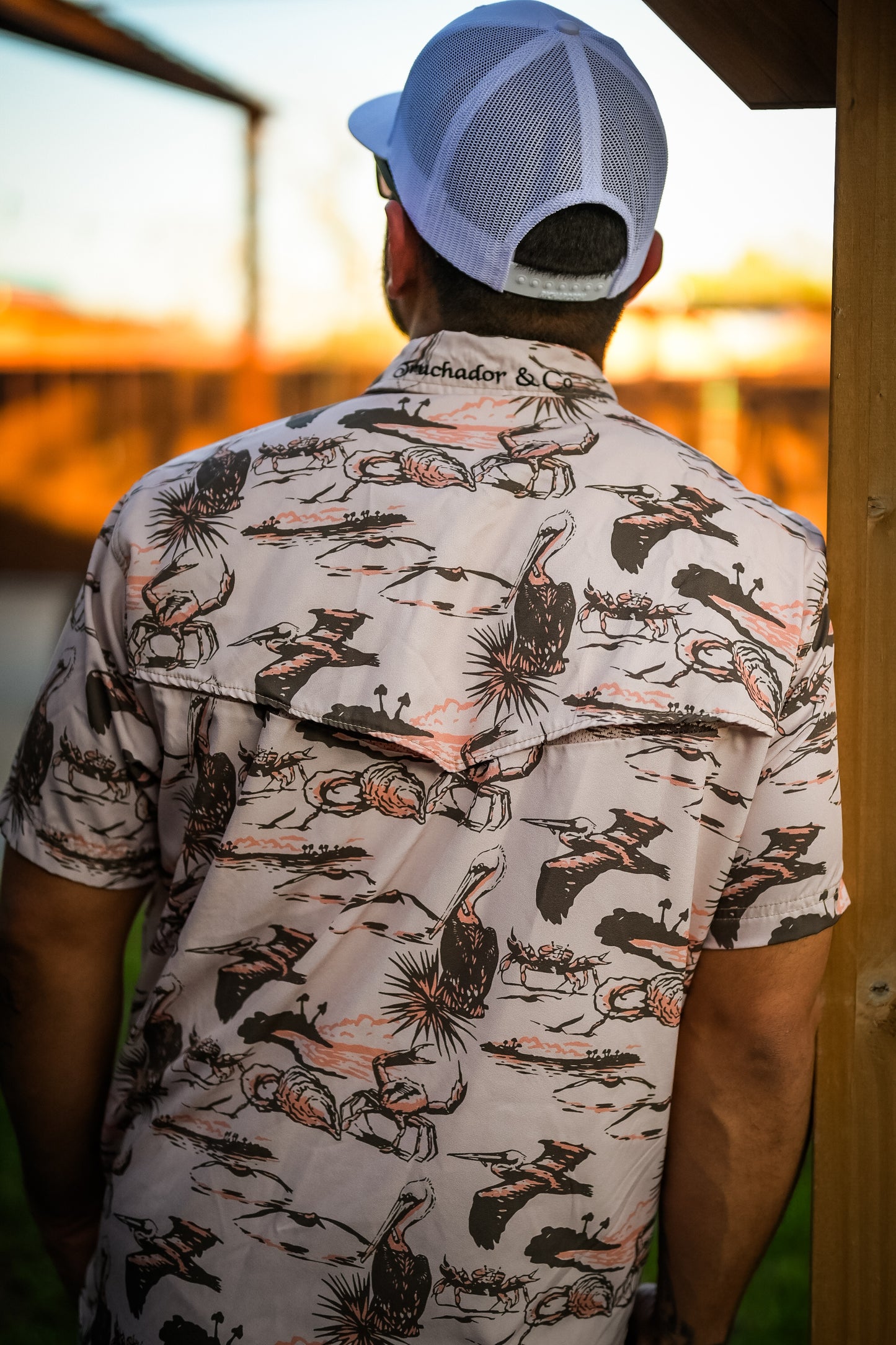 Higher than a Pelican Comfort Vented Shirt - Sand