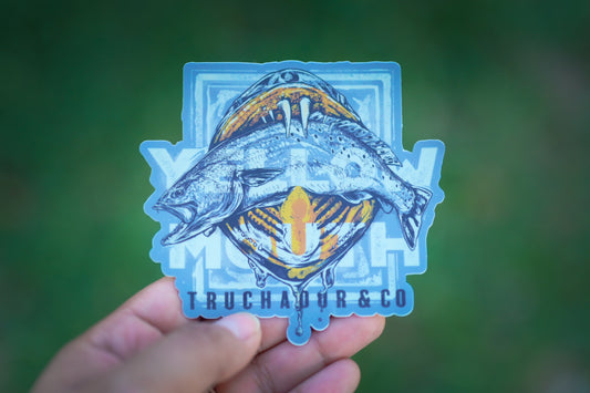 Yellow Mouth Sticker
