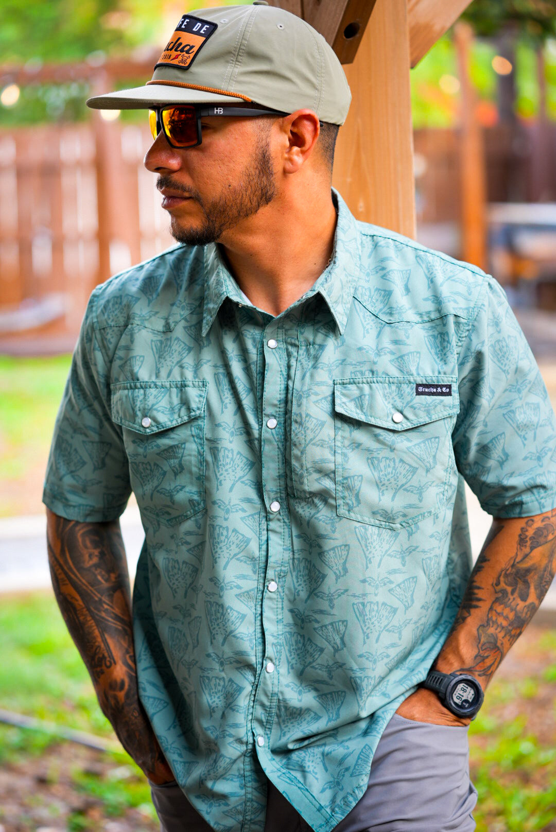 Laguna Madre Comfort Vented Pearl Snap