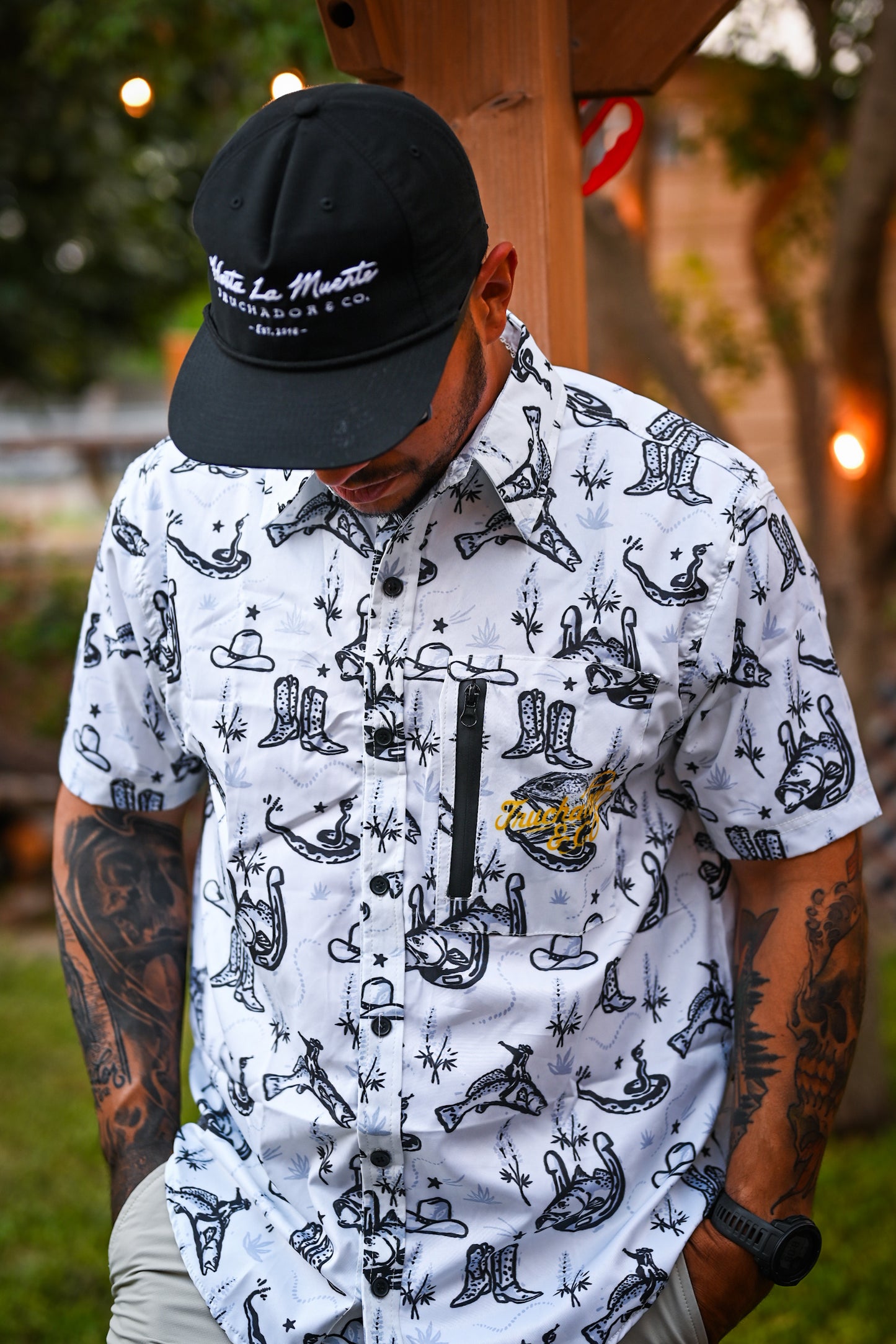 Coastal Cowboy Comfort Vented Shirt - White