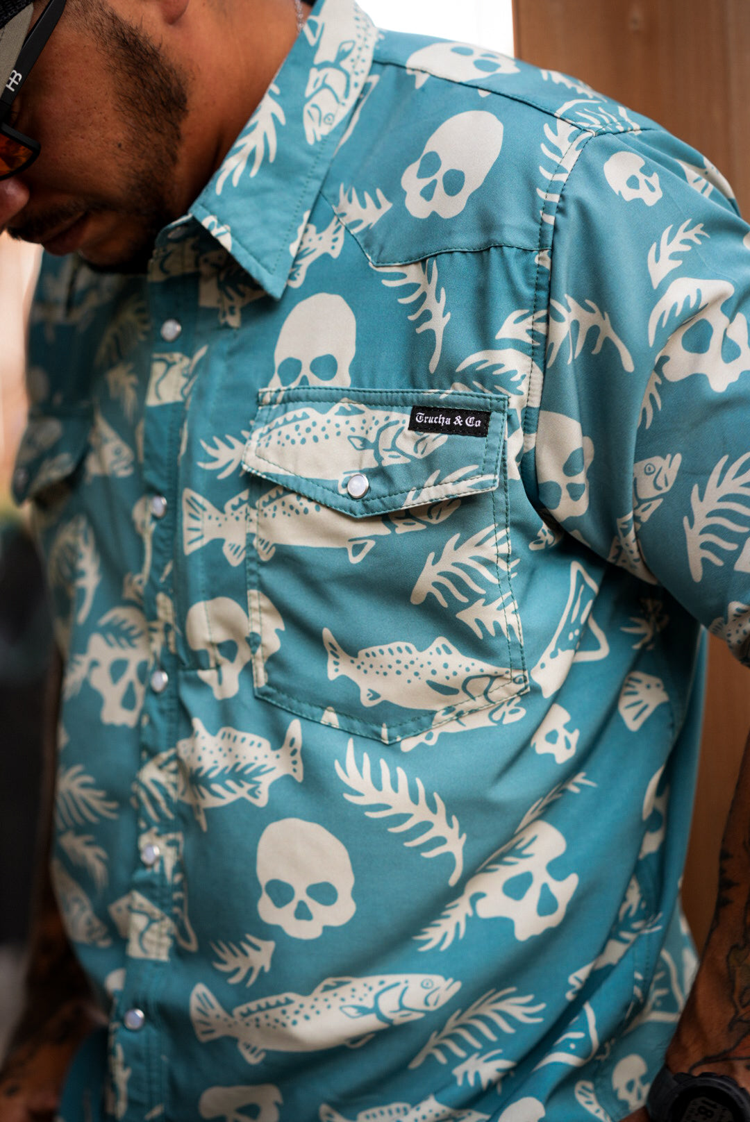 Bad Day to Be a Trout Comfort Vented Pearl Snap