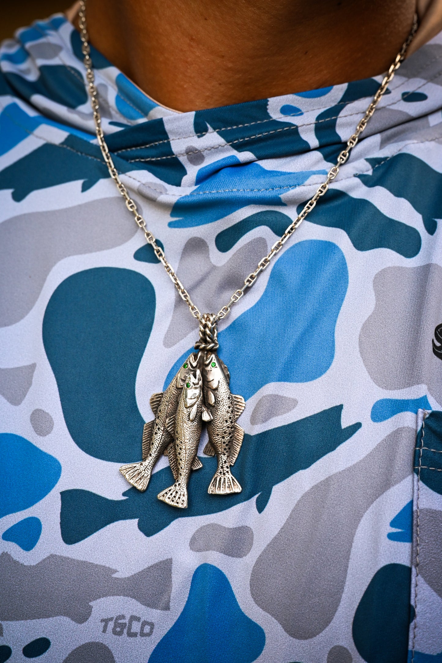 Texas Limit- Sterling Silver Pendant & Chain 20”