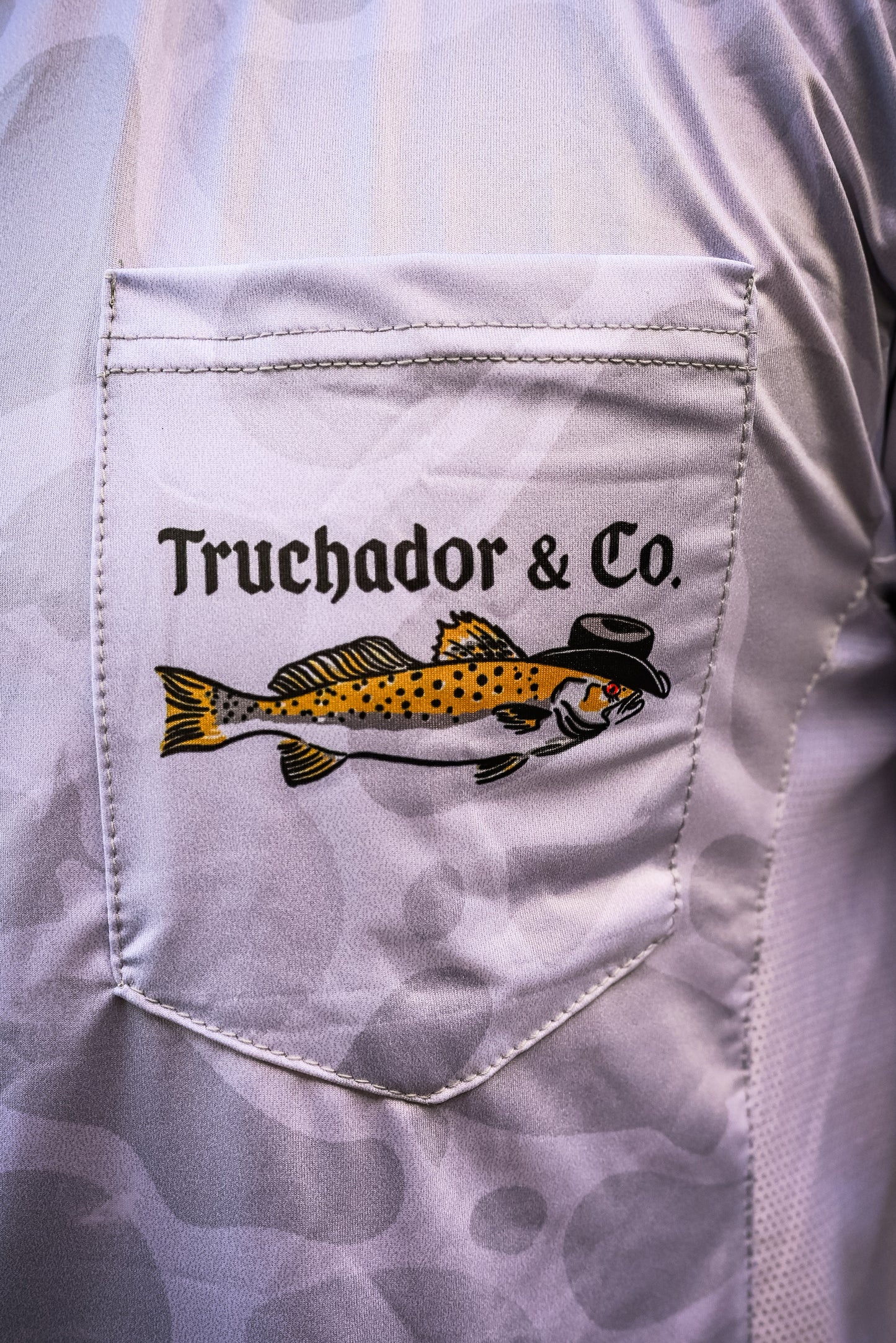 Troutflauge Vented Performance Tee- Catch Trucha Not Feelings