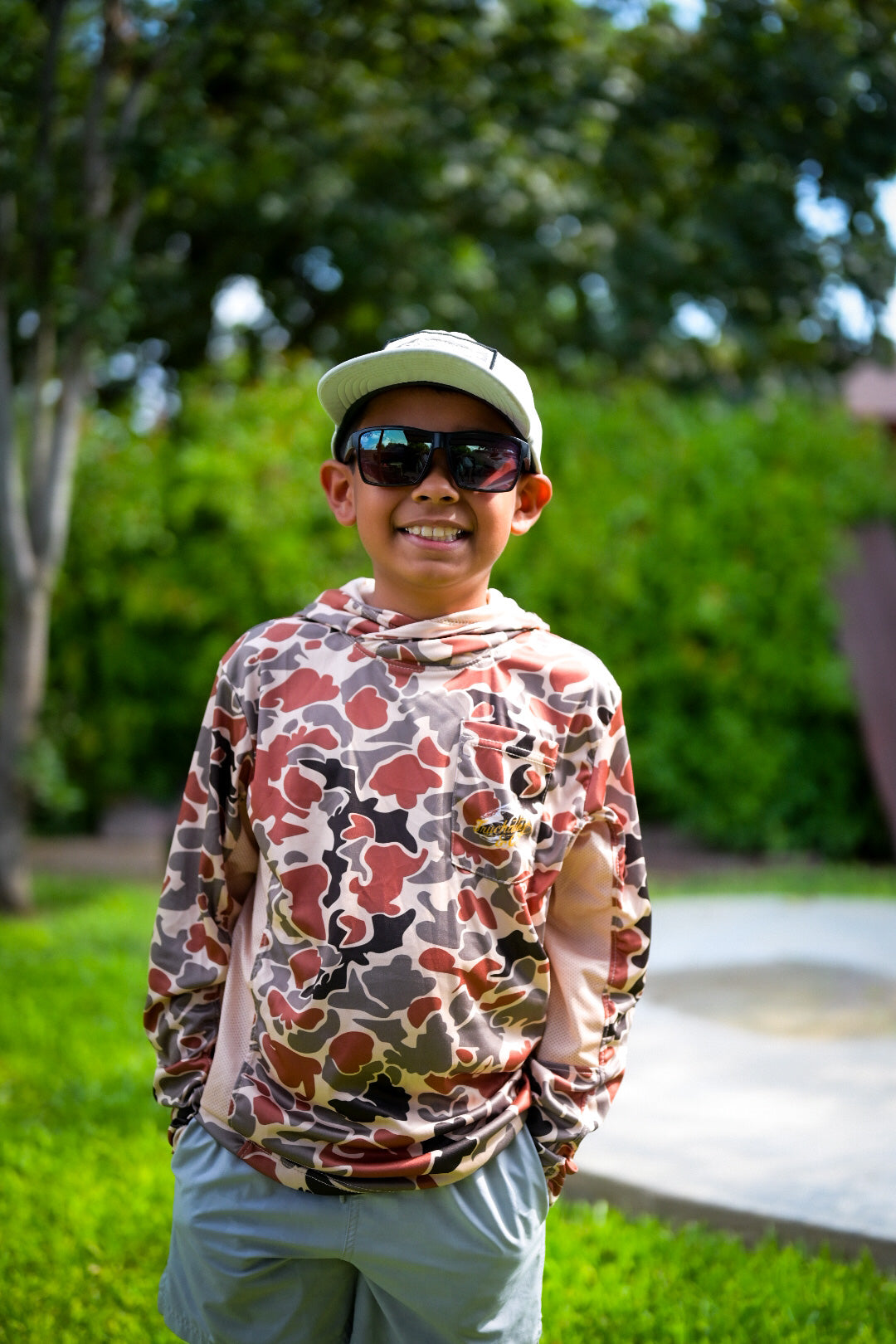 Youth Muddy Waters Vented Performance Youth Shirt 50 UPF+