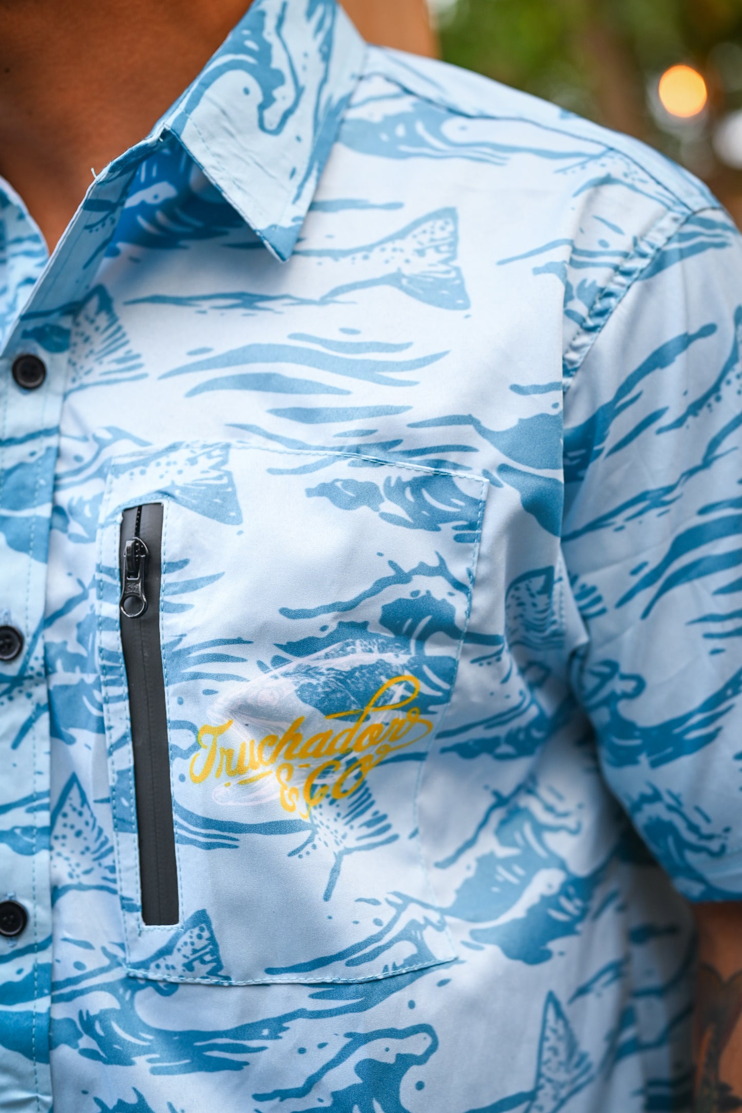 Spring Tide Comfort Vented Shirt - Sky