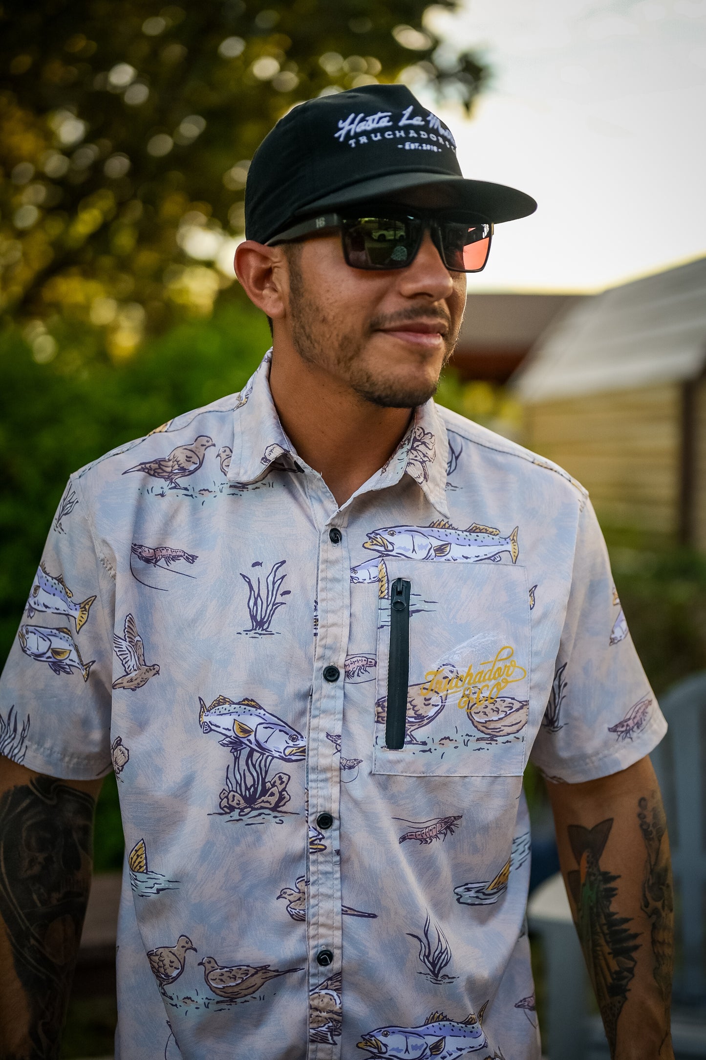 Paloma y Truchitas Comfort Vented Shirt - Sandbar