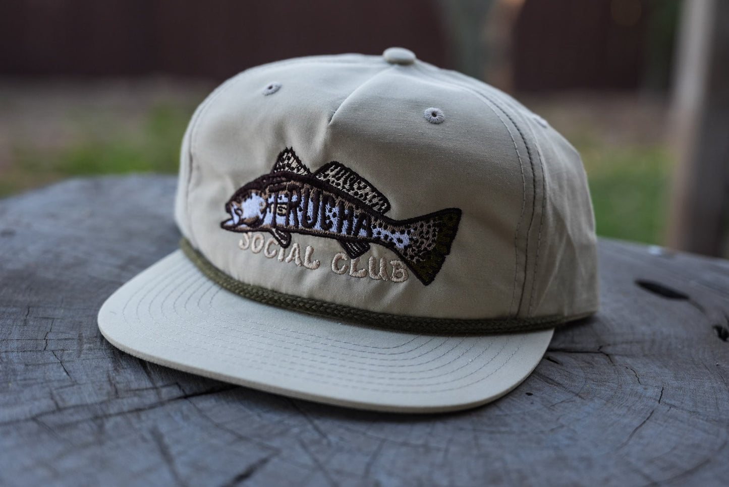 Trucha Social Club Captain Hat- Cream