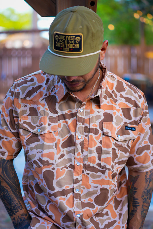 Truchaflauge Comfort Vented Pearl Snap - Sunrise