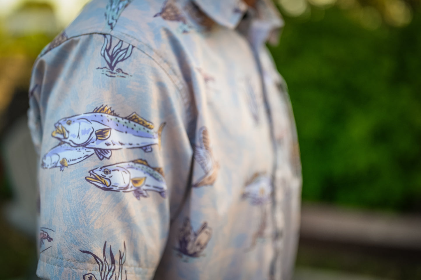 Paloma y Truchitas Comfort Vented Shirt - Sandbar
