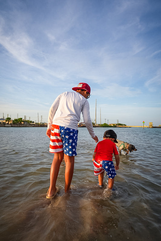 Youth Shorts 50 UPF+ - USA