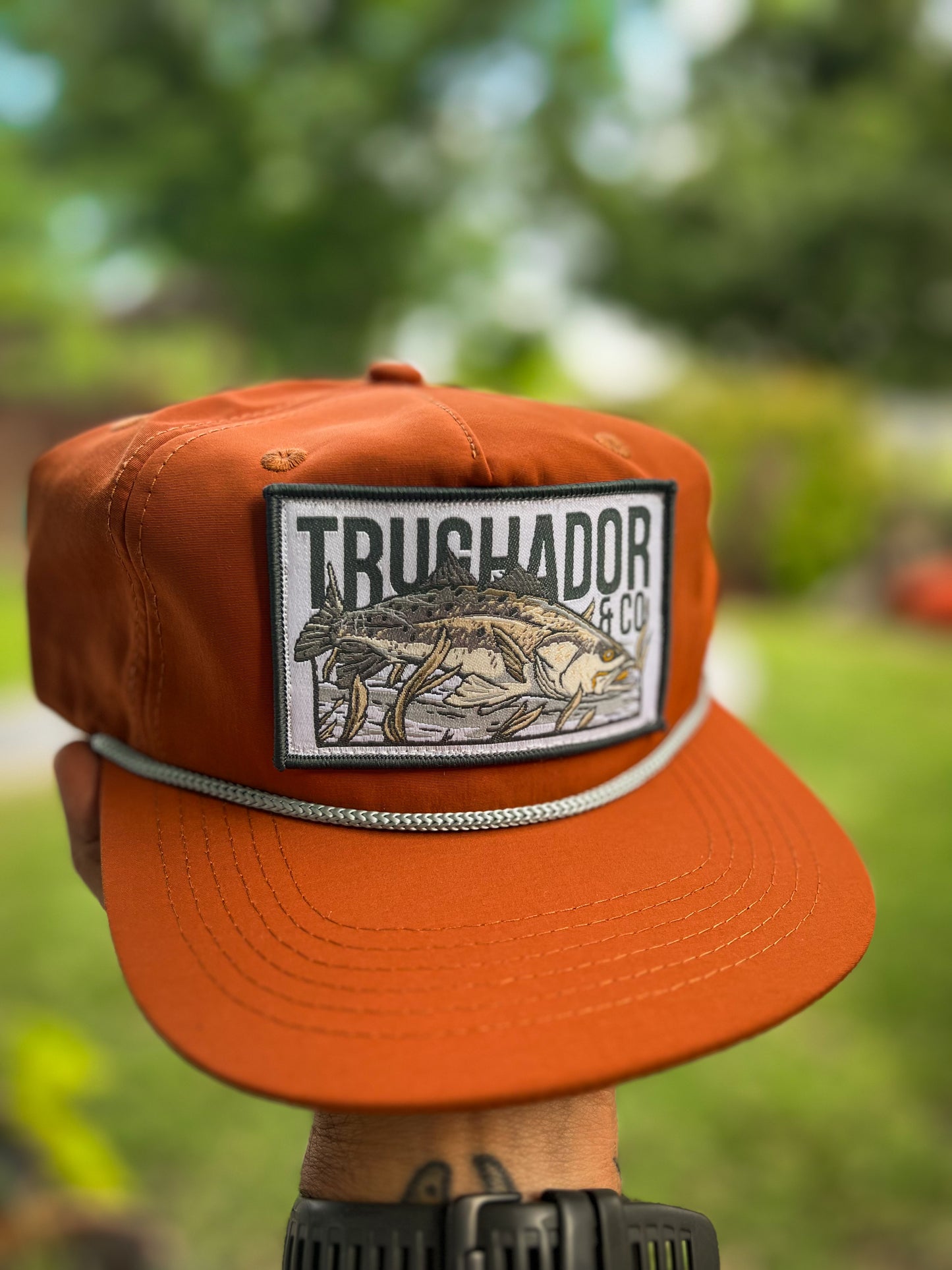 Port Mansfield Patch Hat - Rust