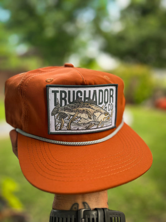 Port Mansfield Patch Hat - Rust