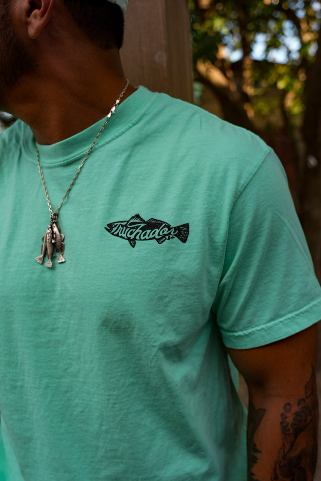 Black Lab Tee - Seafoam