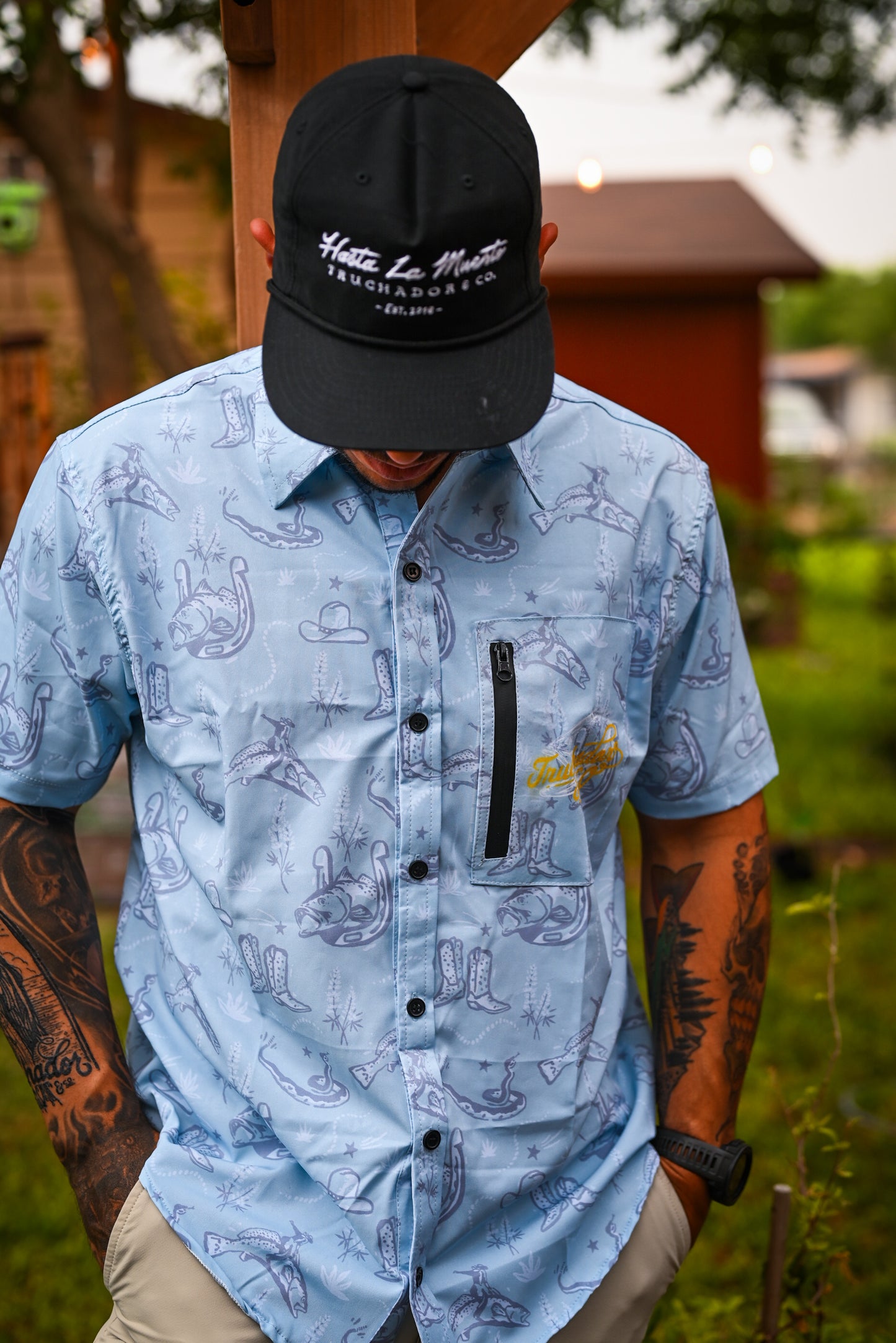 Coastal Cowboy Comfort Vented Shirt - Sky