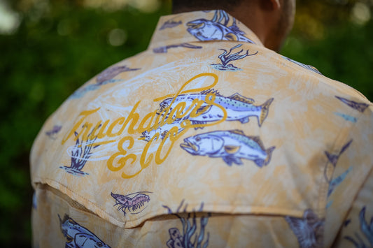 Paloma y Truchitas Comfort Vented Shirt- Amarillo