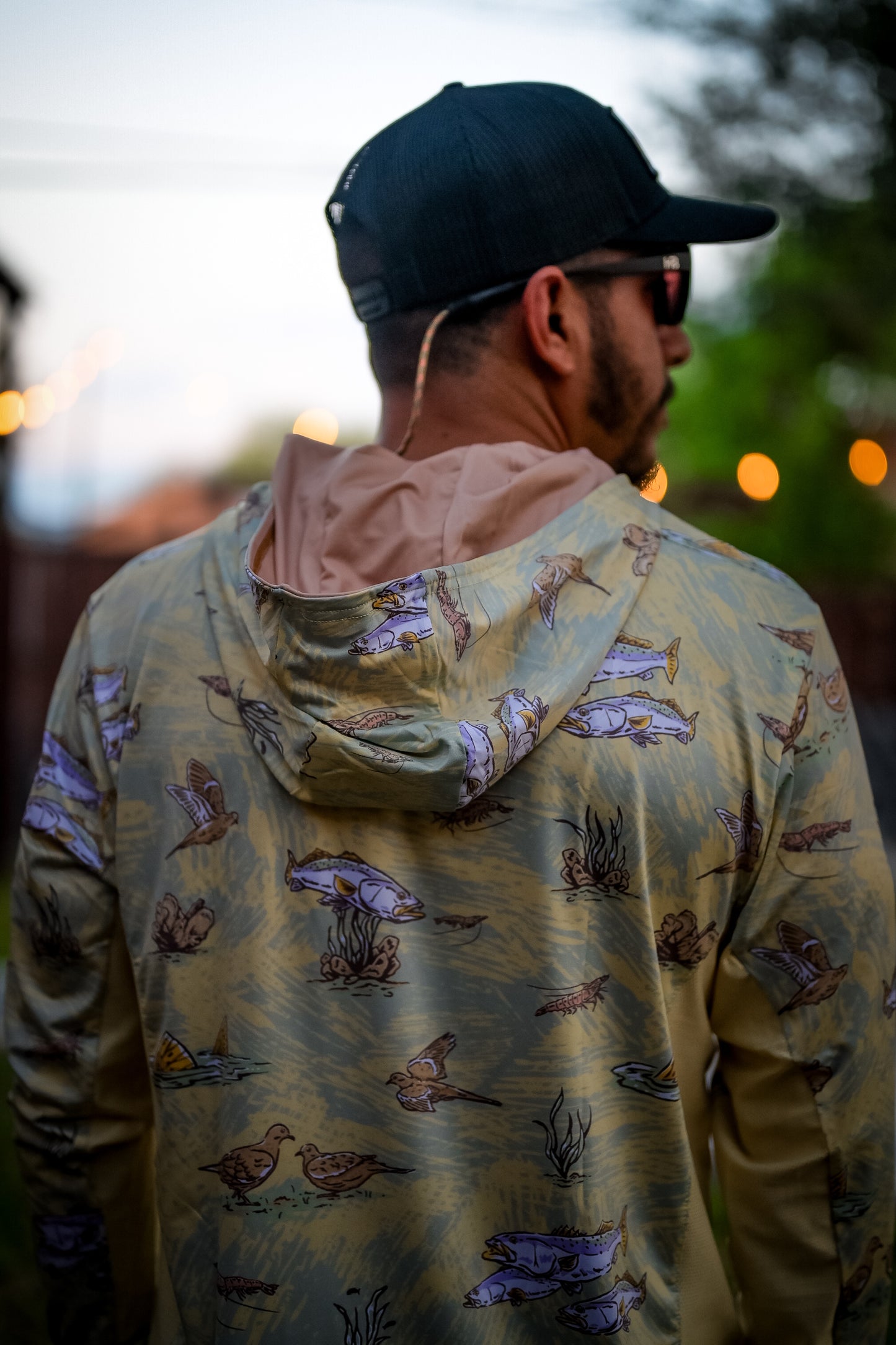 Truchas y Palomitas Vented Performance Tee Sandbar