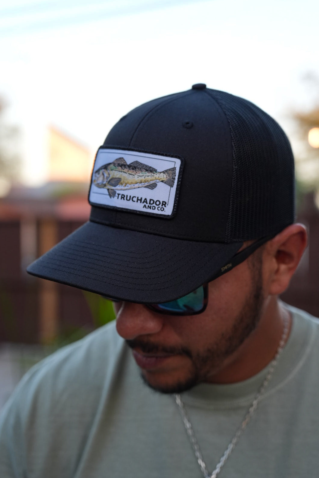 Troutlandia Patch Hat - Black