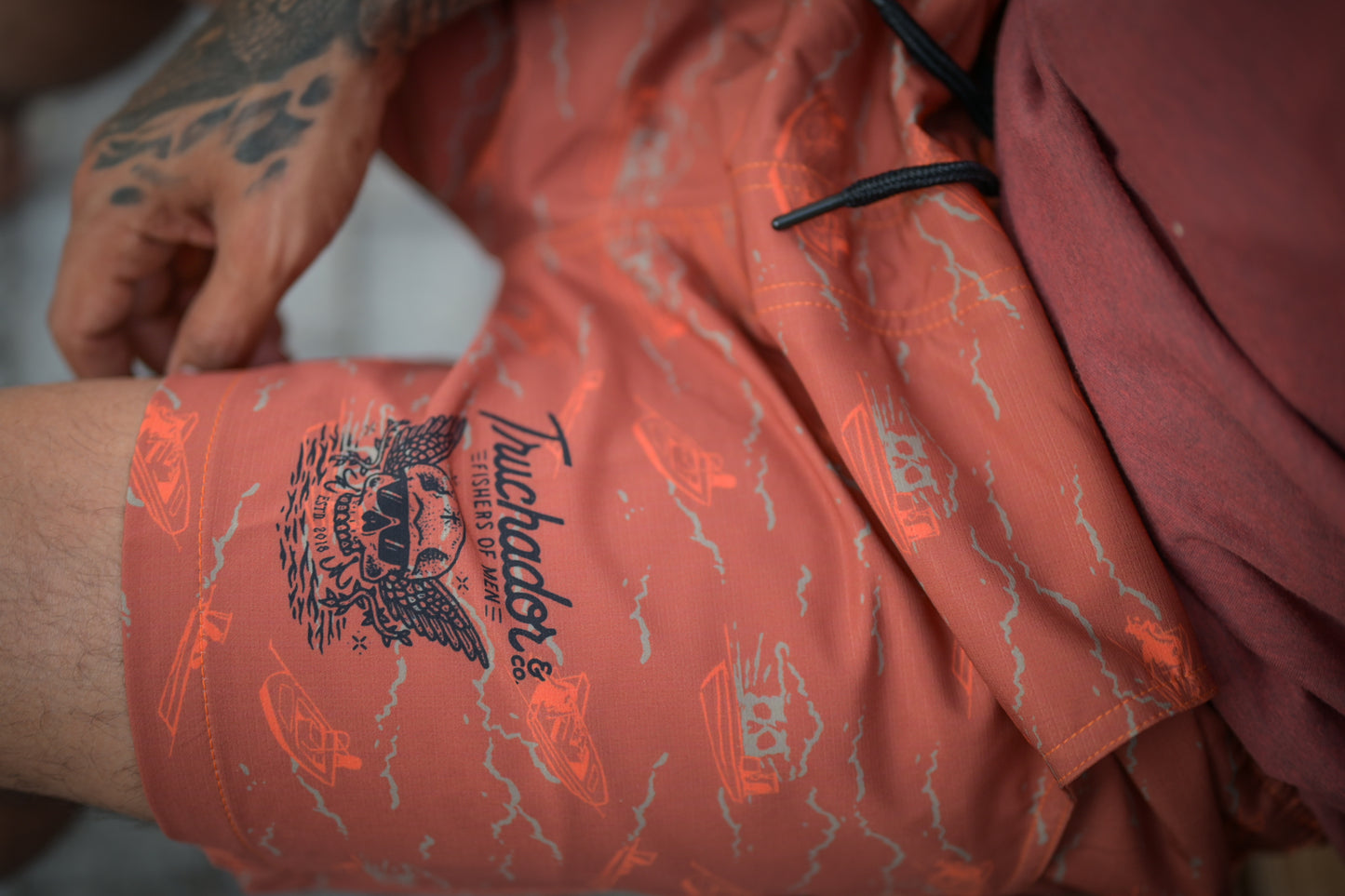 Skiff Sunrise Wade Shorts 2.0- Rust