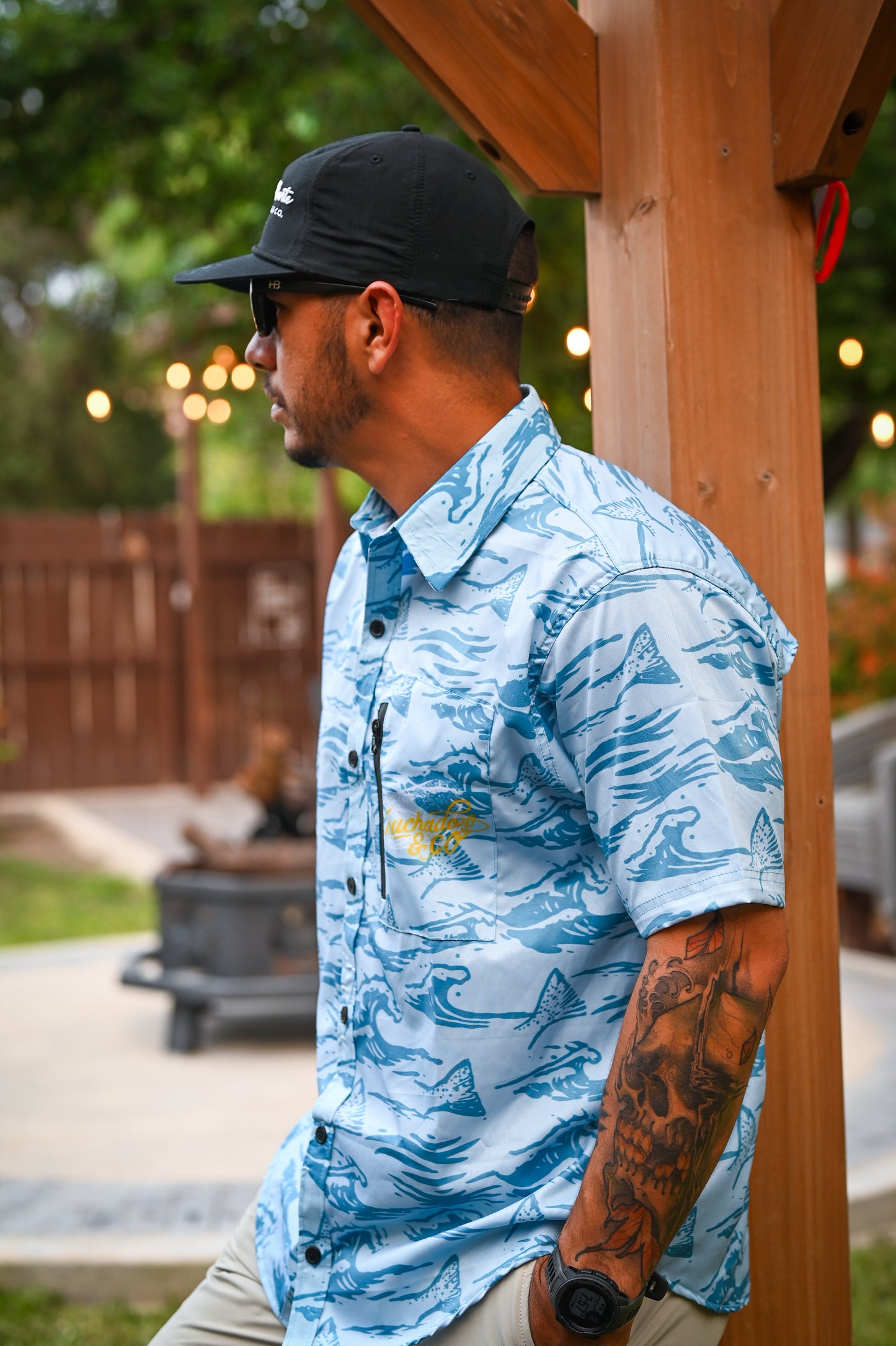 Spring Tide Comfort Vented Shirt - Sky