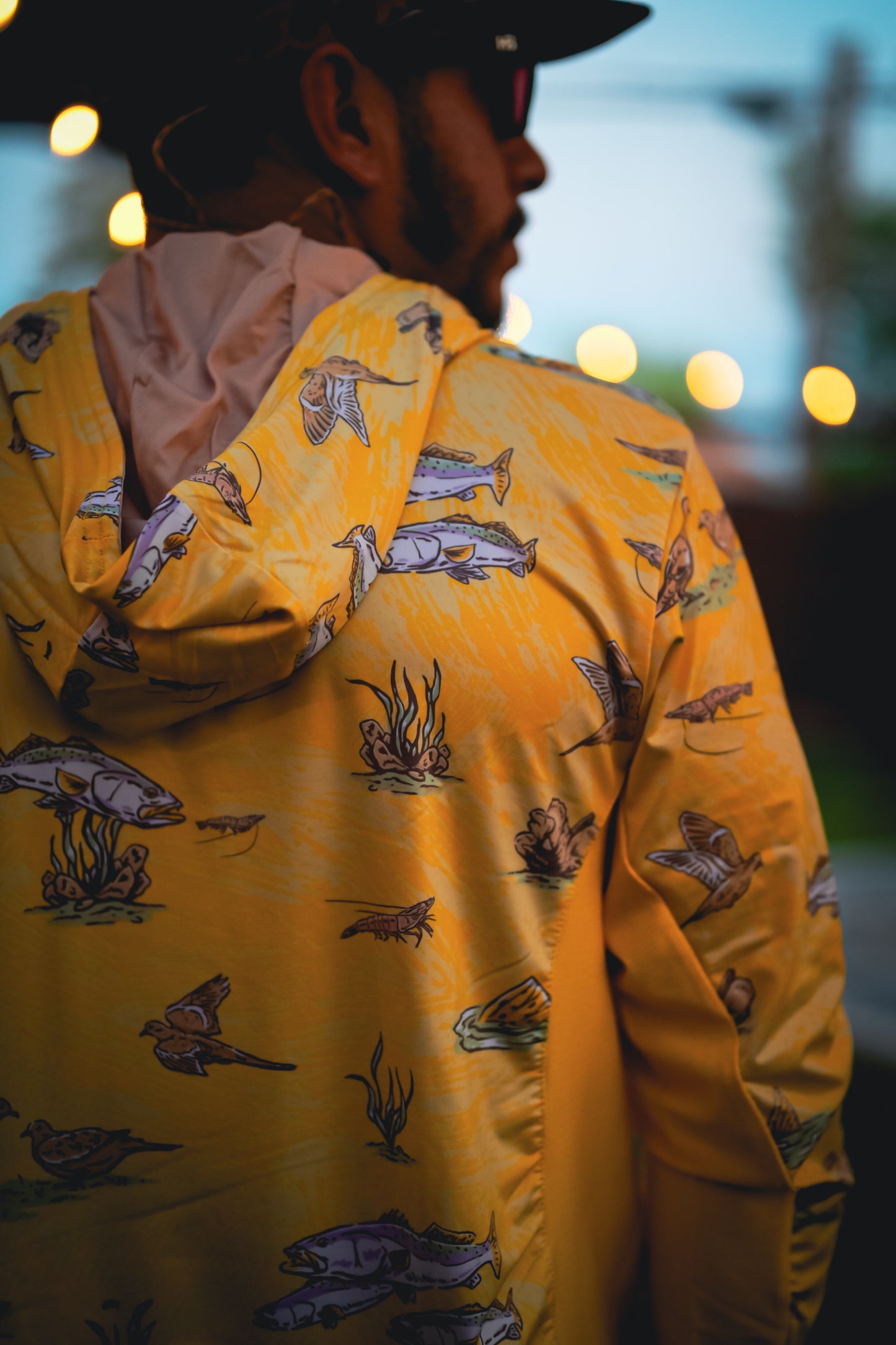 Truchas y Palomitas Vented Performance Tee - Amarillo