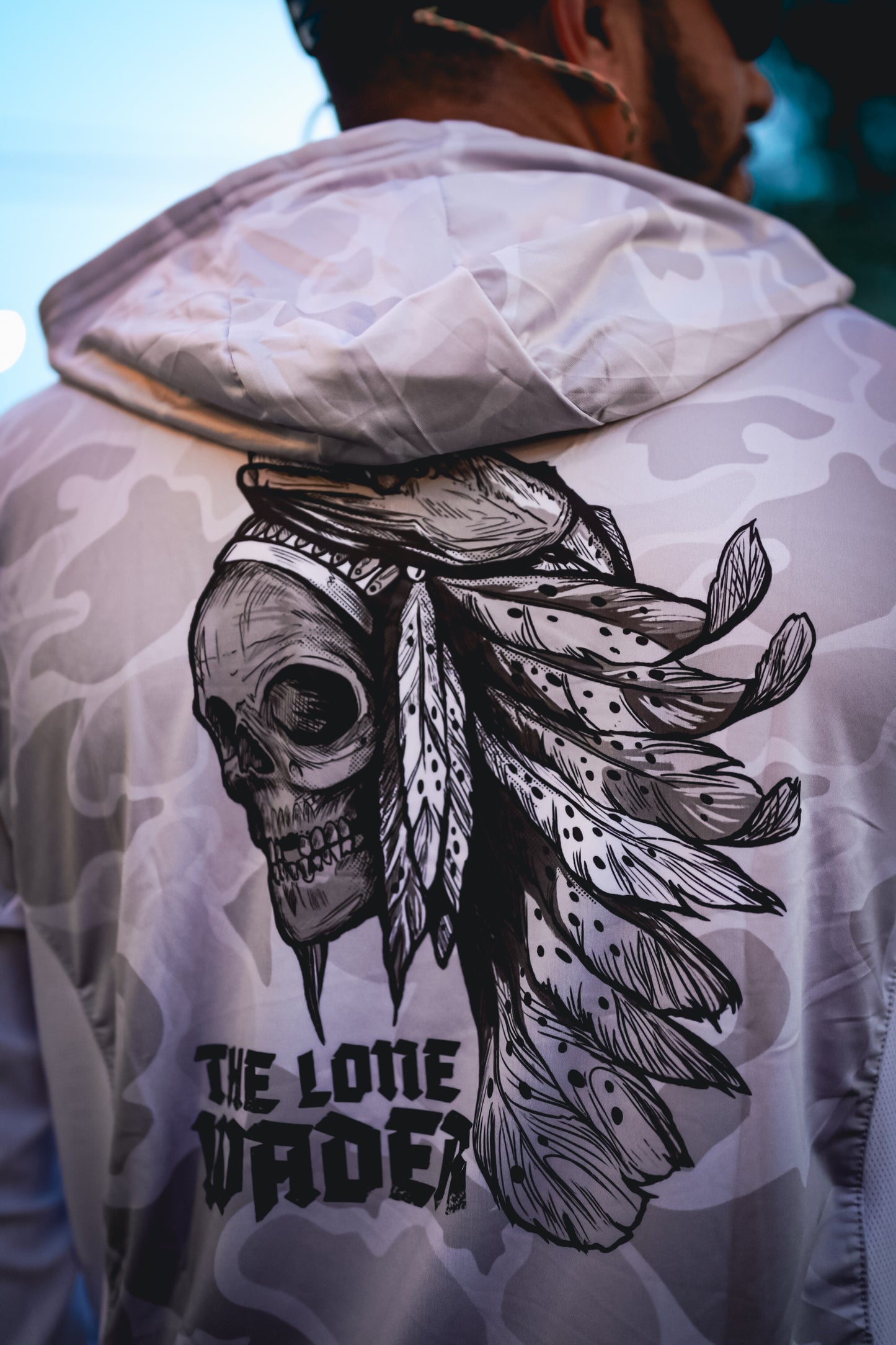 Lone Wader Vented Performance Tee - Ghost