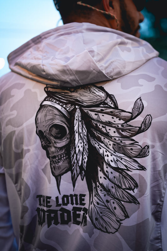 Lone Wader Vented Performance Tee - Ghost