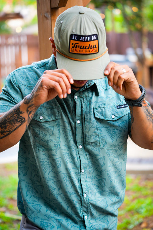 Laguna Madre Comfort Vented Pearl Snap