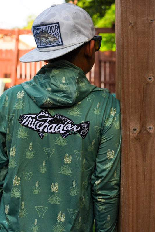 Youth Vented Performance Youth Shirt 50 UPF+ - Clover Green