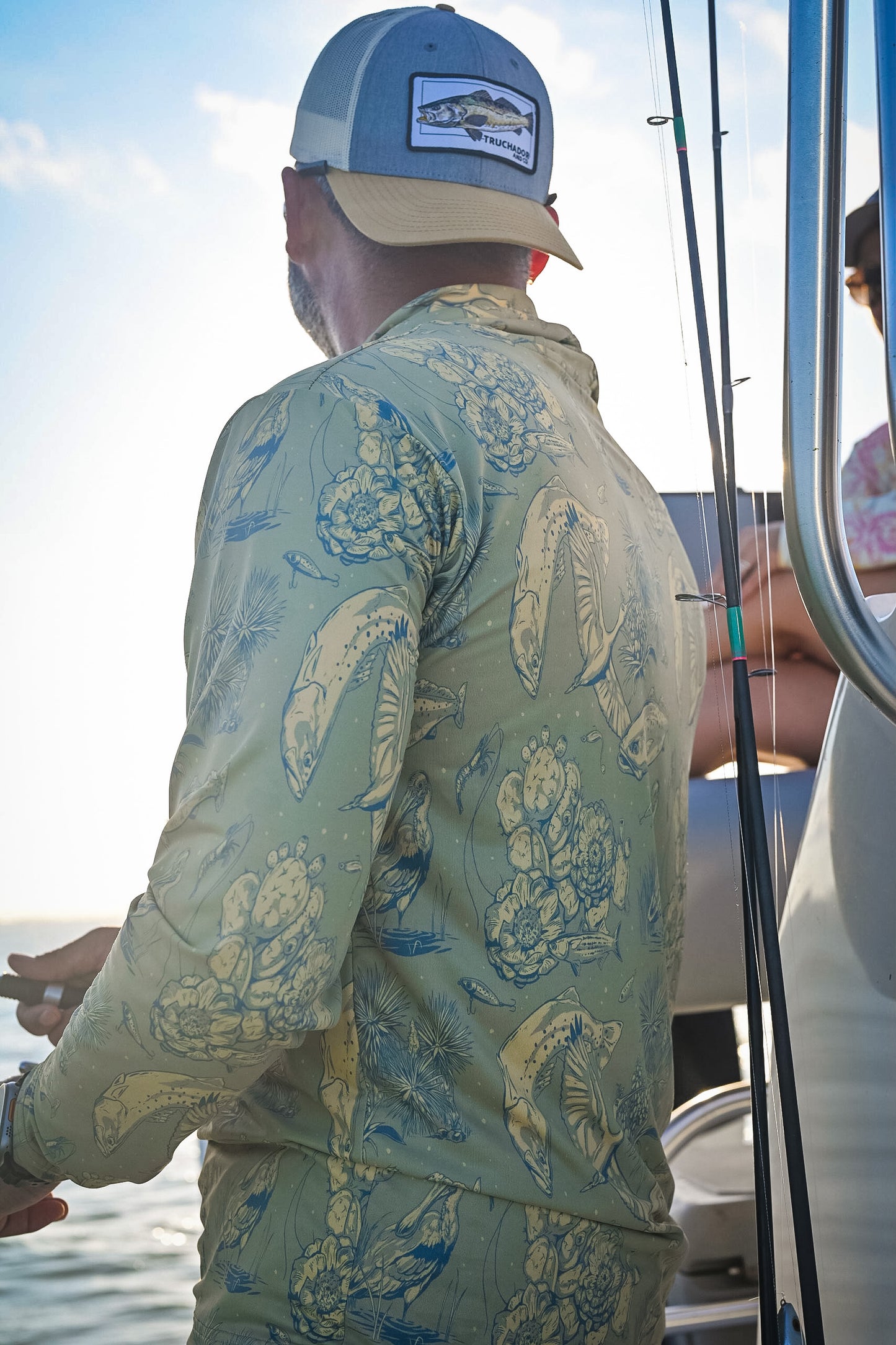 Coastal Bend- TRUblend Performance Tee - Olive