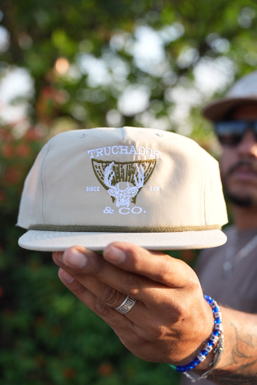 Tails Up Captain Hat- Cream