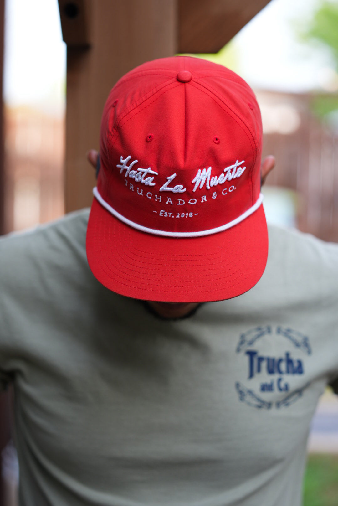 Hasta La Muerte Captain Hat - Red