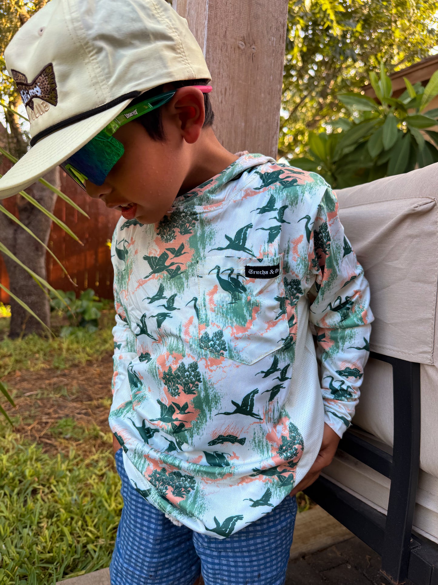 Coastal Ibis - Youth Vented Performance Shirt