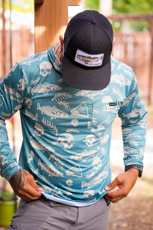 Bad Day to Be a Trucha Vented Performance Tee