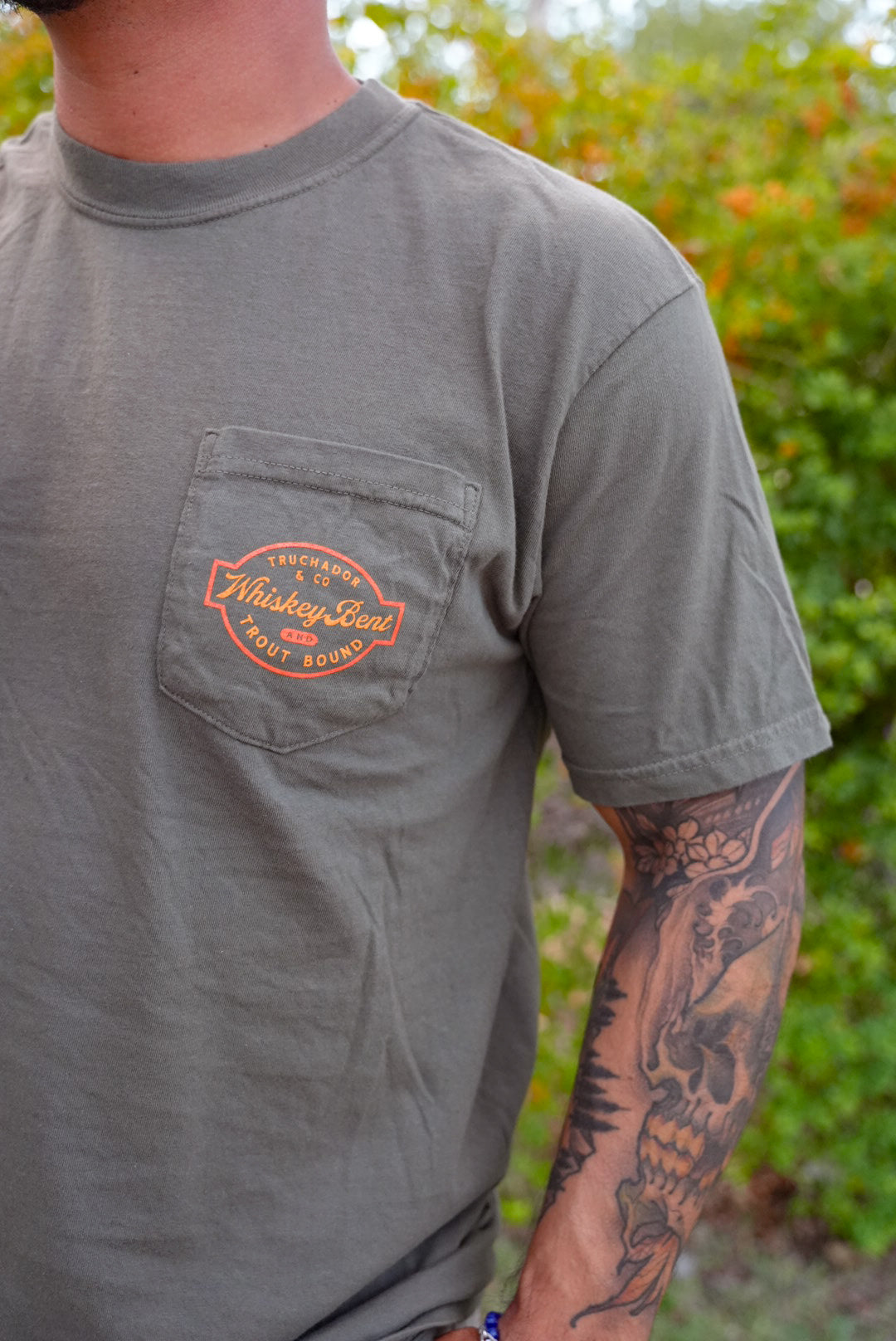 Whiskey Bent Tee - Smoky Olive