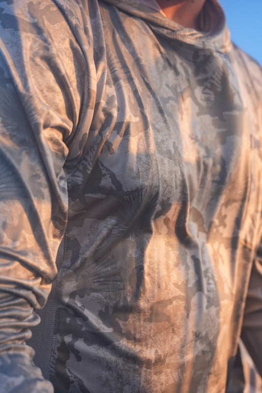 Arroyo City Camo Performance Tee - Sand