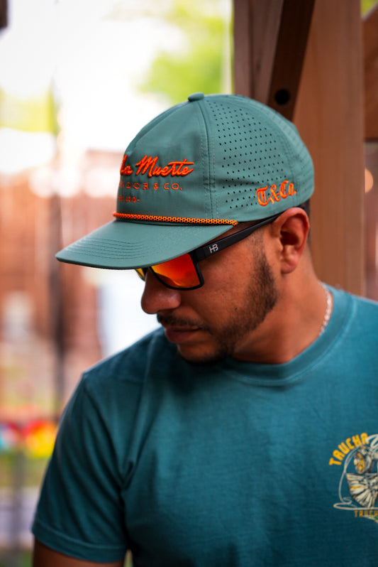 Hasta La Muerte Rope Hat - Lagoon