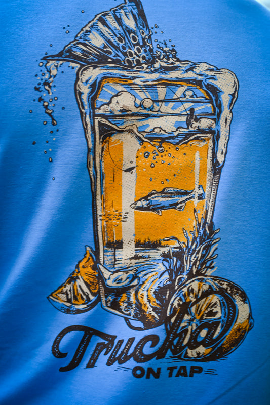 Trucha on Tap Tee - SkyBlue