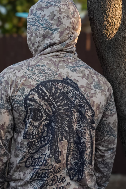 CTDT Sand Grid Camo Cottonblend Tee