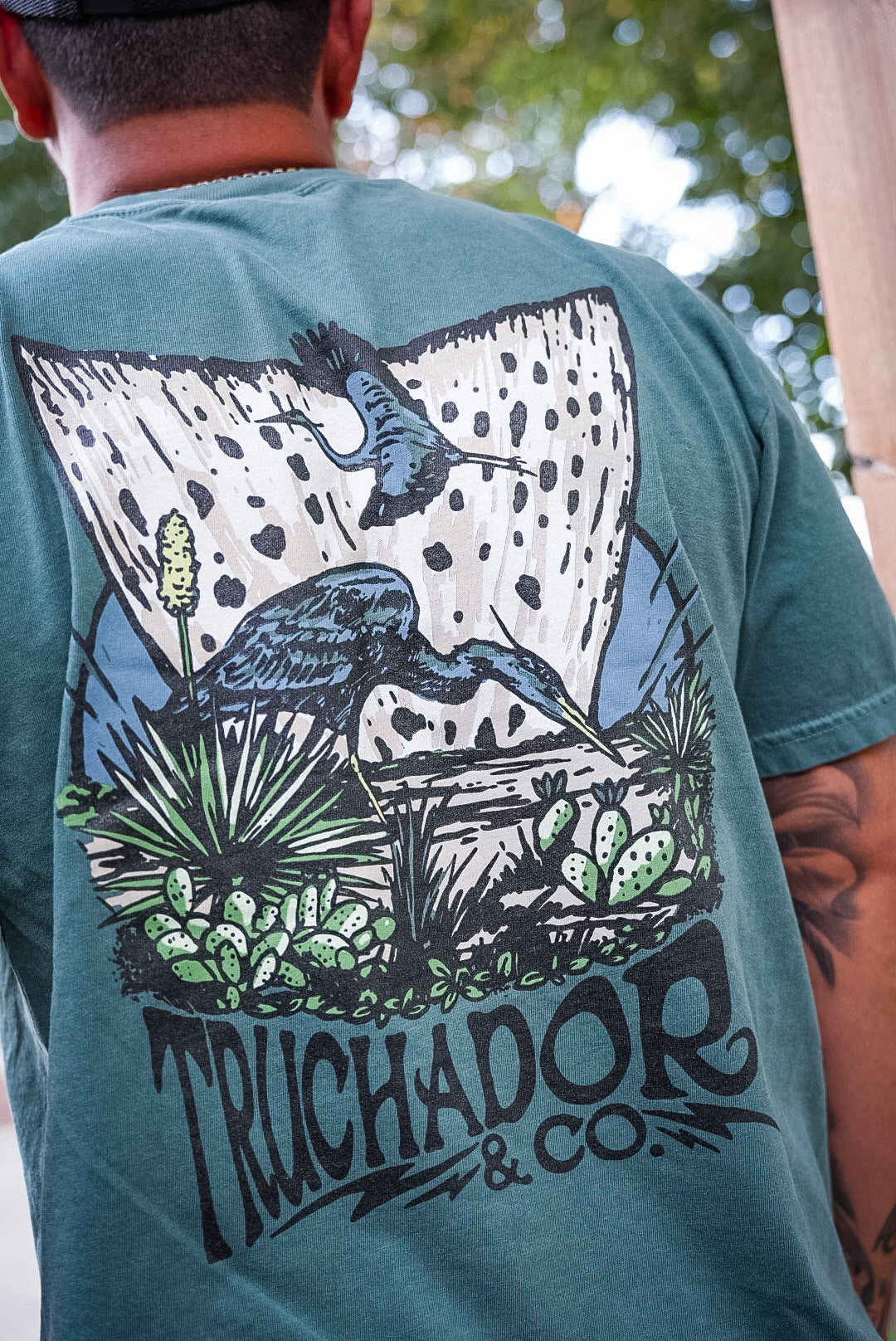 Yucca Speck Tee 2.0 - Deep Moss