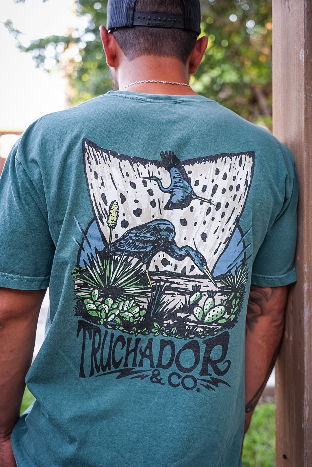 Yucca Speck Tee 2.0 - Deep Moss