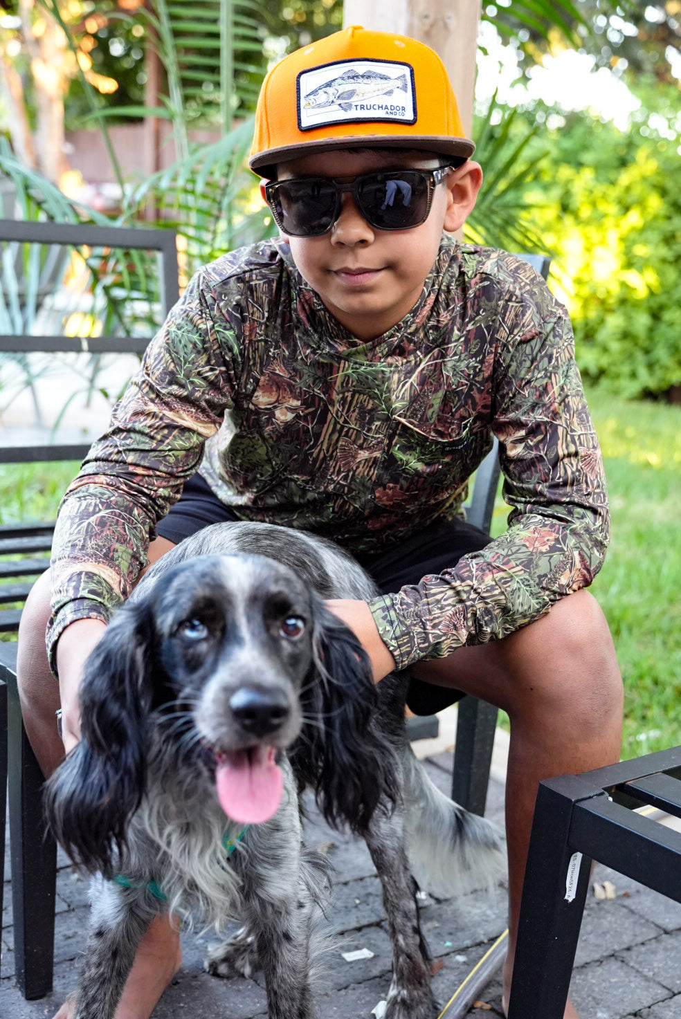 Youth Vented Performance Youth Shirt 50 UPF+ - Wildland Camo