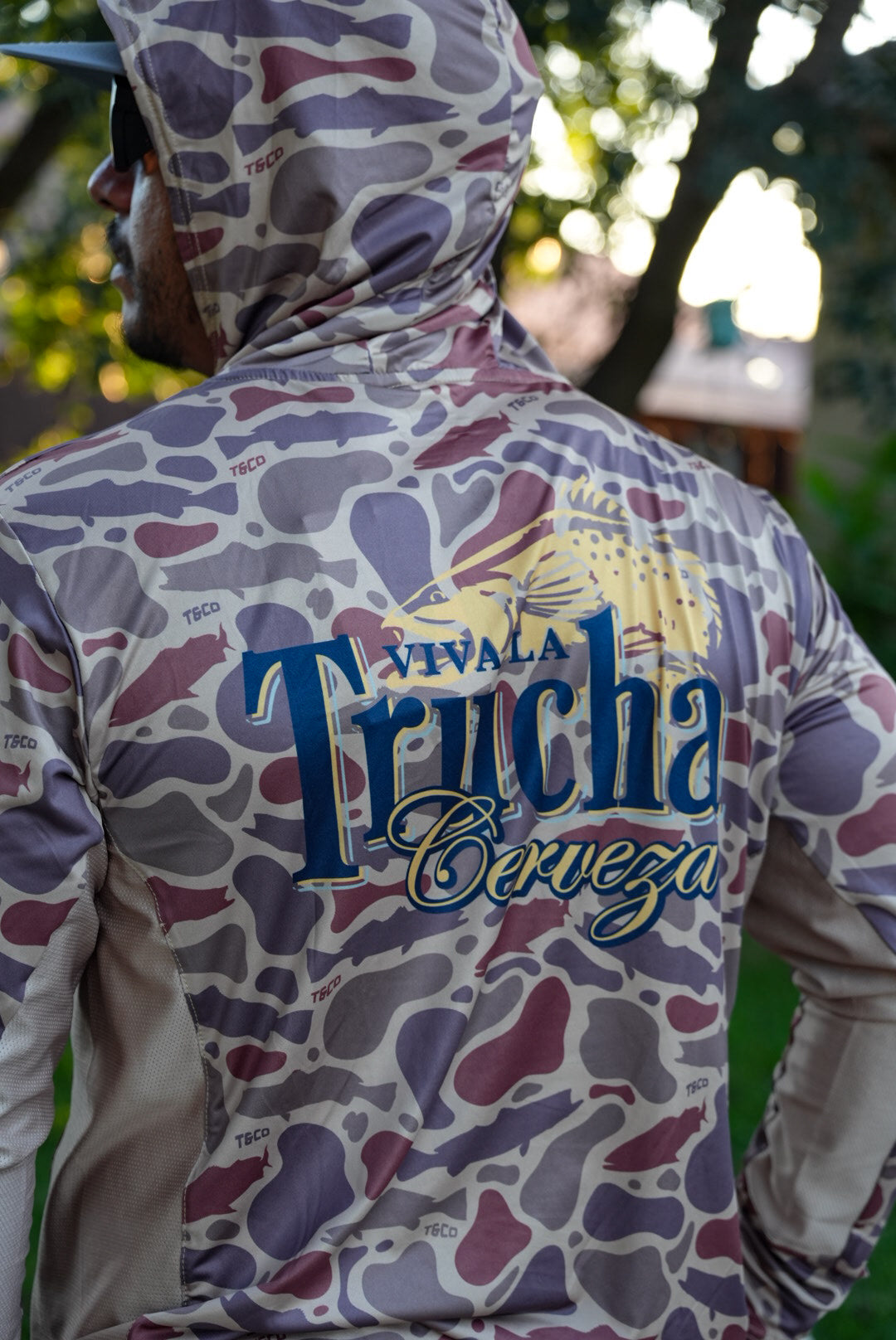 Viva La Trucha Cerveza Truchaflauge Performance Tee- Murky