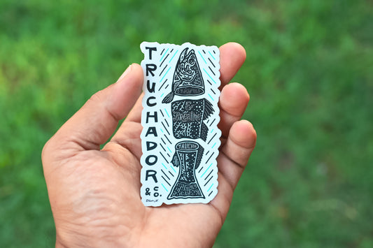 Live & Breathe Trucha Sticker